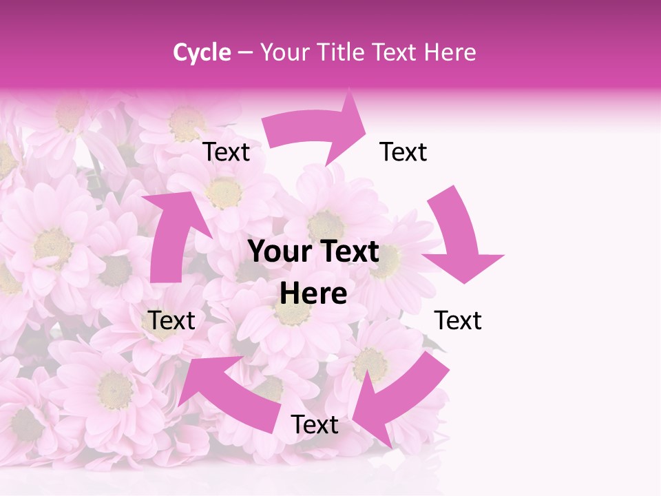 Colorful Greeting Pink PowerPoint Template
