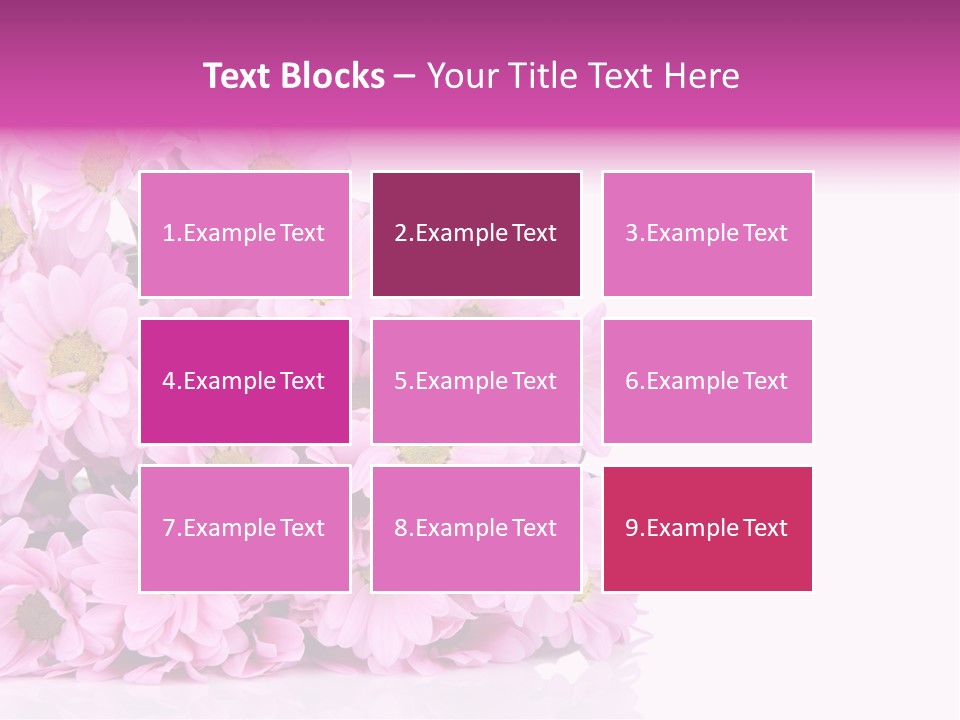 Colorful Greeting Pink PowerPoint Template