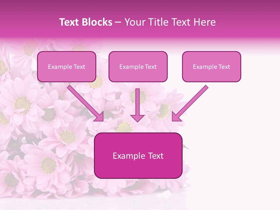 Colorful Greeting Pink PowerPoint Template