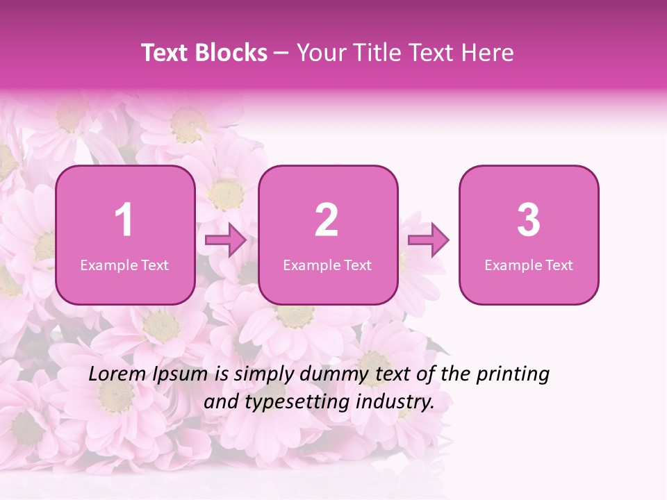 Colorful Greeting Pink PowerPoint Template
