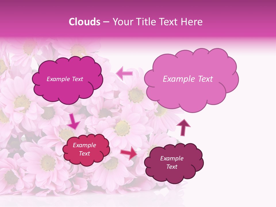 Colorful Greeting Pink PowerPoint Template