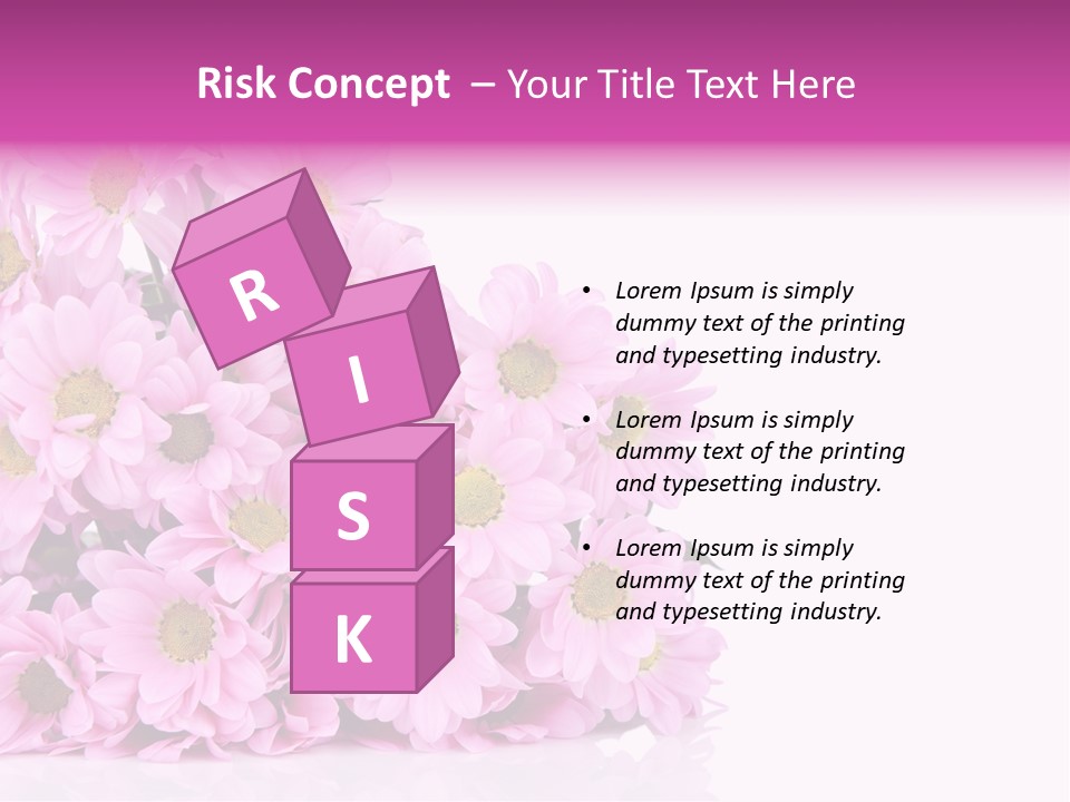 Colorful Greeting Pink PowerPoint Template