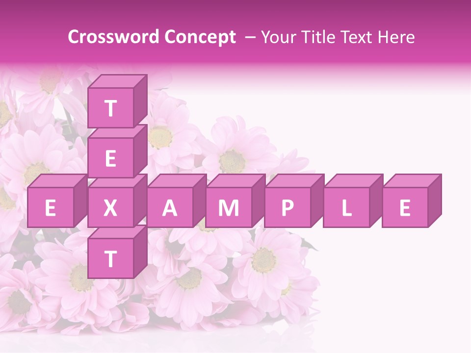 Colorful Greeting Pink PowerPoint Template