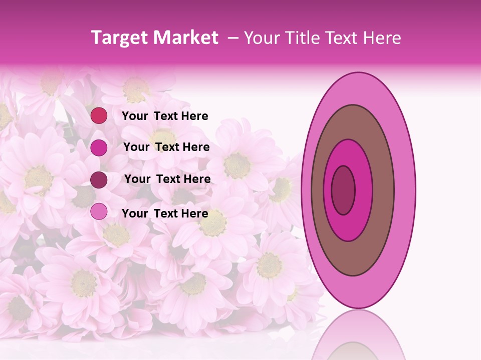 Colorful Greeting Pink PowerPoint Template