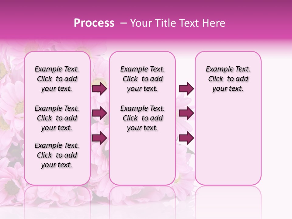 Colorful Greeting Pink PowerPoint Template