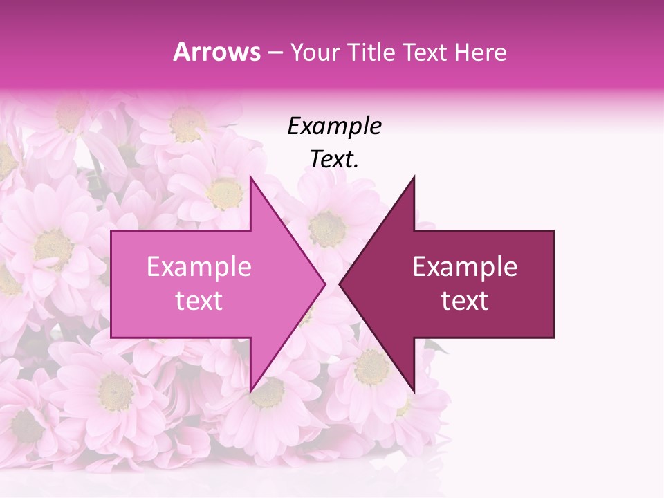 Colorful Greeting Pink PowerPoint Template