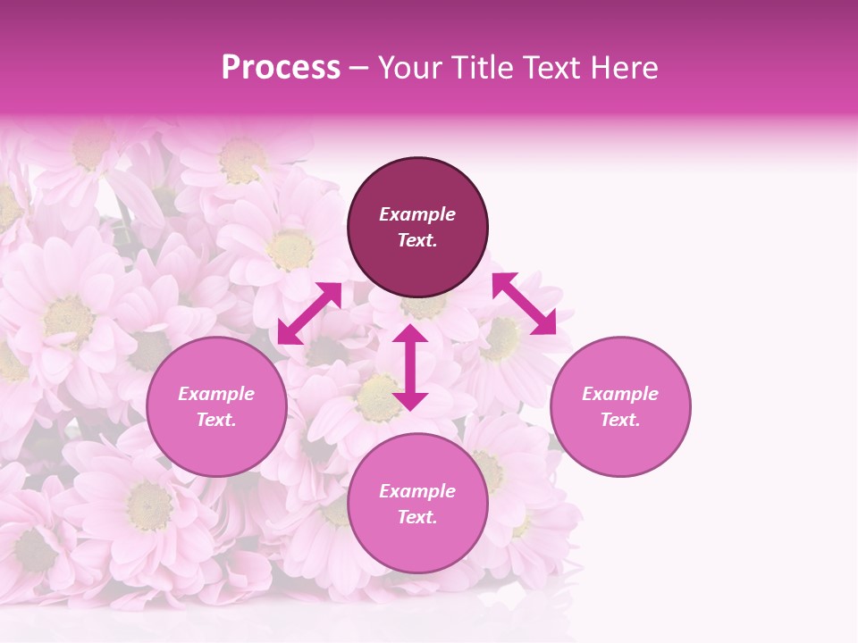 Colorful Greeting Pink PowerPoint Template