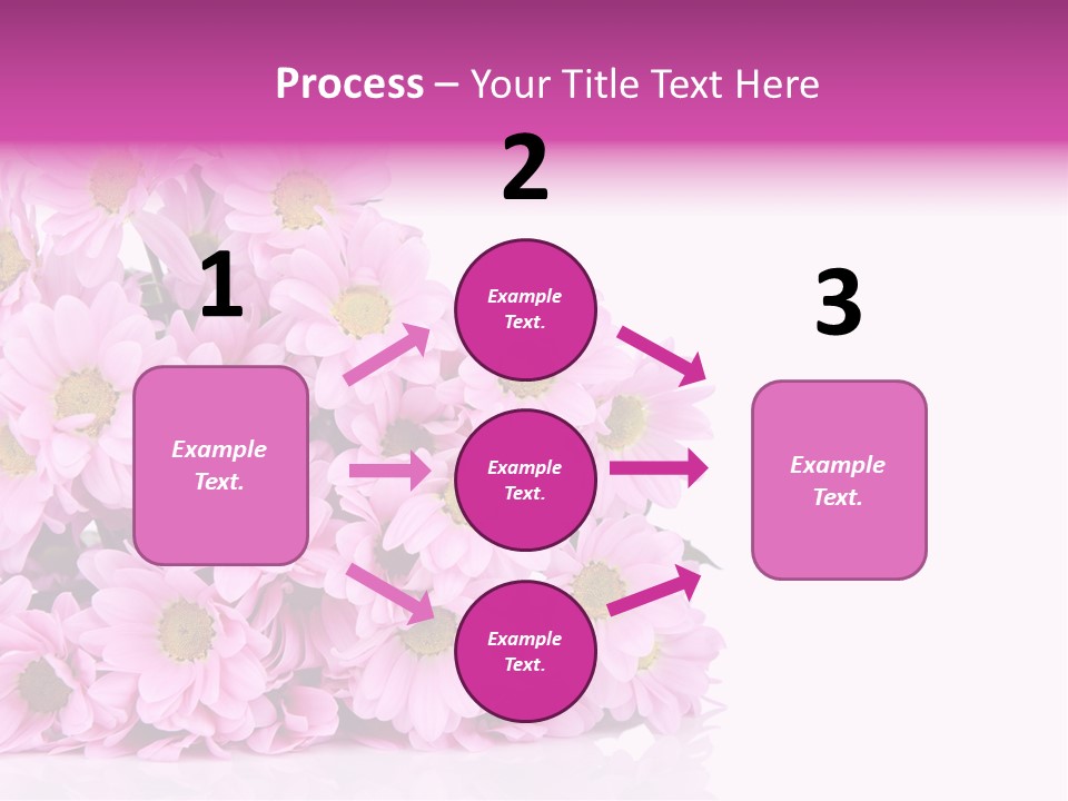 Colorful Greeting Pink PowerPoint Template