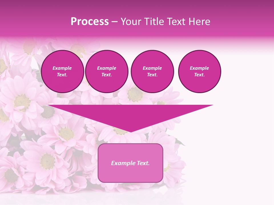 Colorful Greeting Pink PowerPoint Template