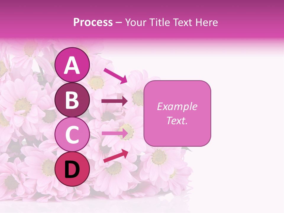 Colorful Greeting Pink PowerPoint Template