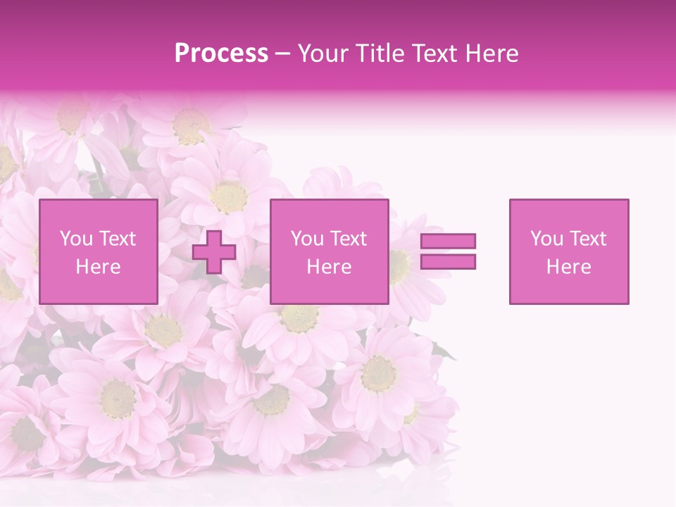 Colorful Greeting Pink PowerPoint Template