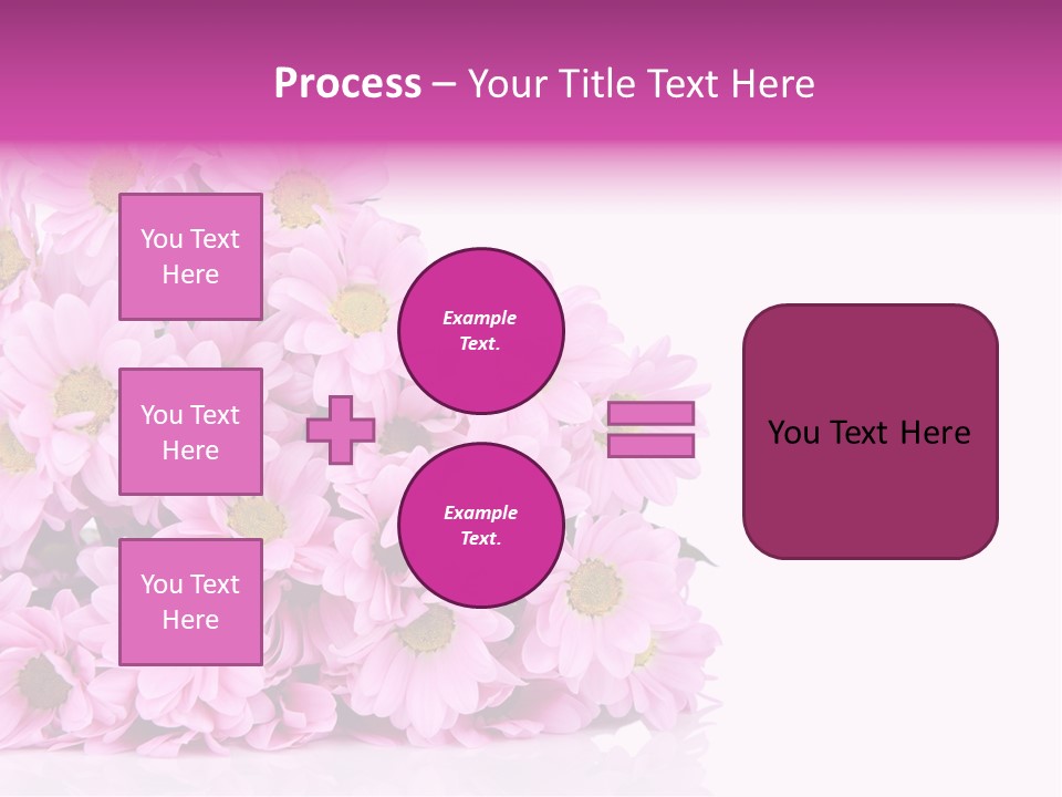 Colorful Greeting Pink PowerPoint Template