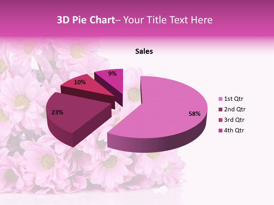 Colorful Greeting Pink PowerPoint Template