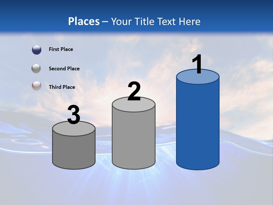 Ocean Surface Underwater PowerPoint Template