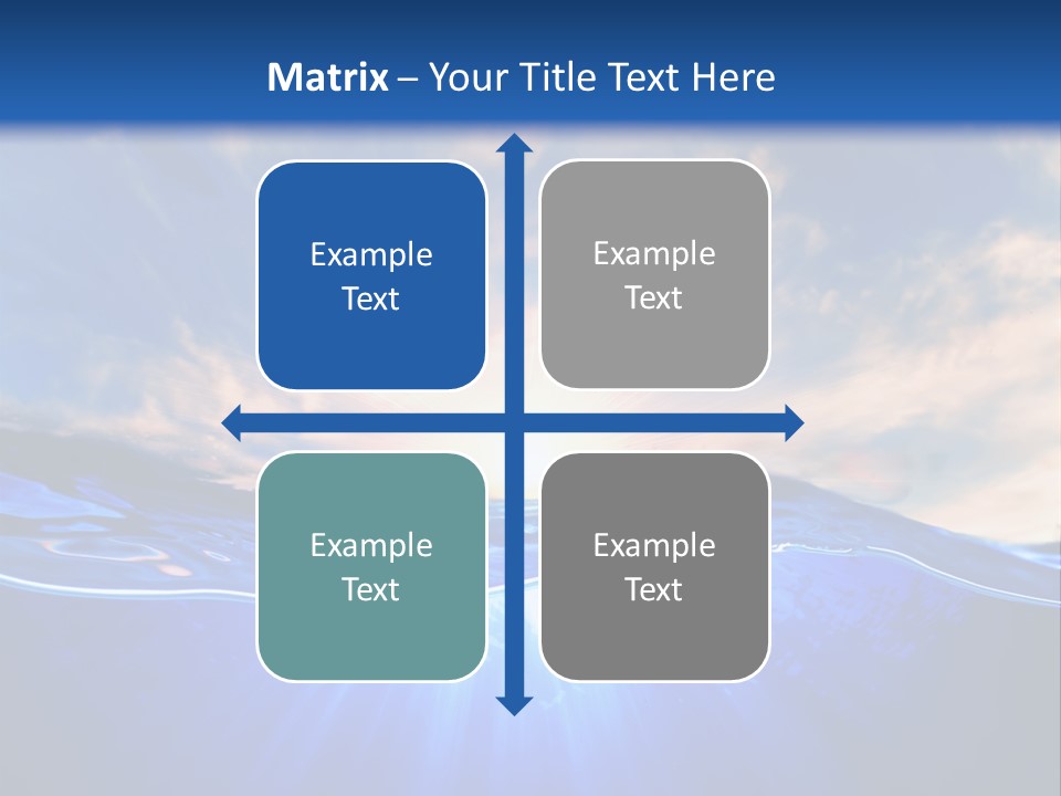 Ocean Surface Underwater PowerPoint Template