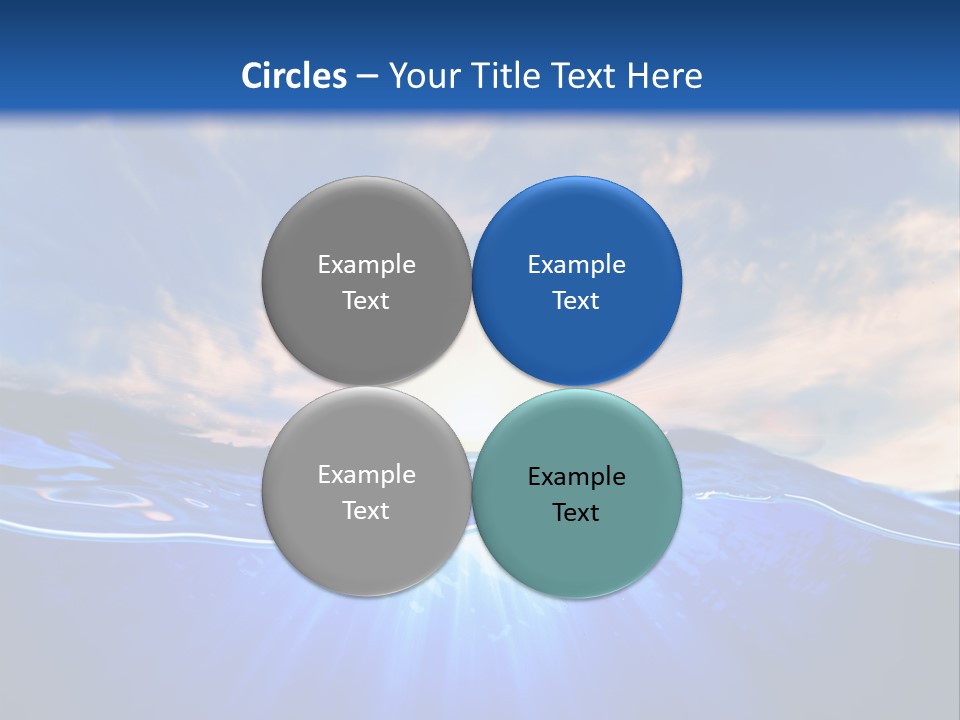 Ocean Surface Underwater PowerPoint Template