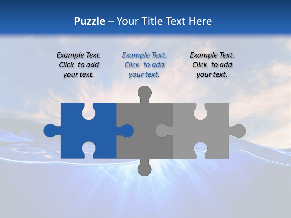 Ocean Surface Underwater PowerPoint Template