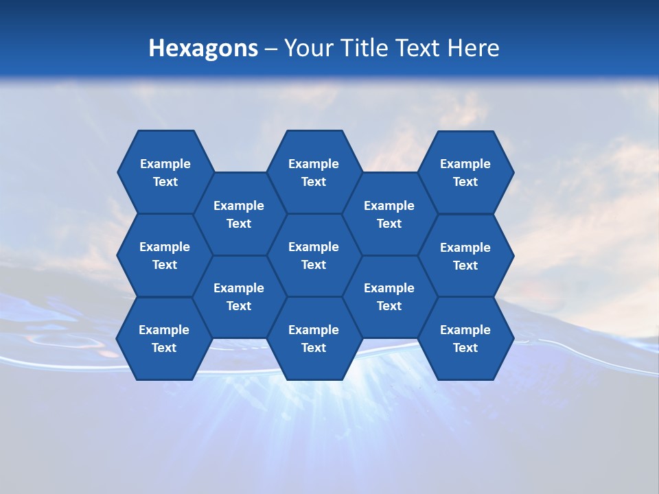 Ocean Surface Underwater PowerPoint Template