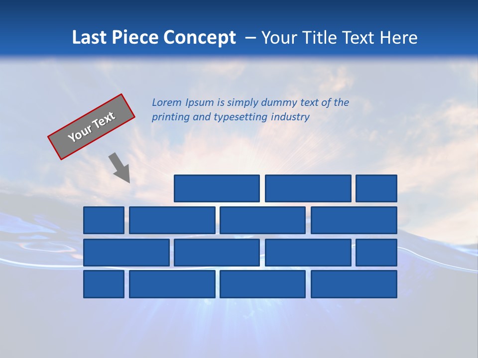 Ocean Surface Underwater PowerPoint Template