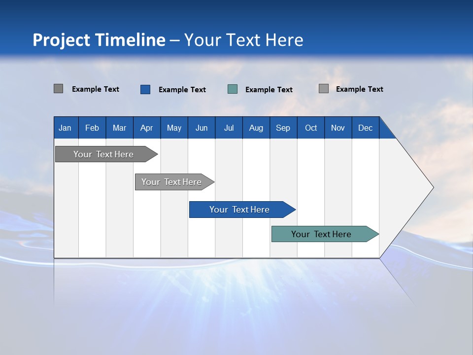Ocean Surface Underwater PowerPoint Template