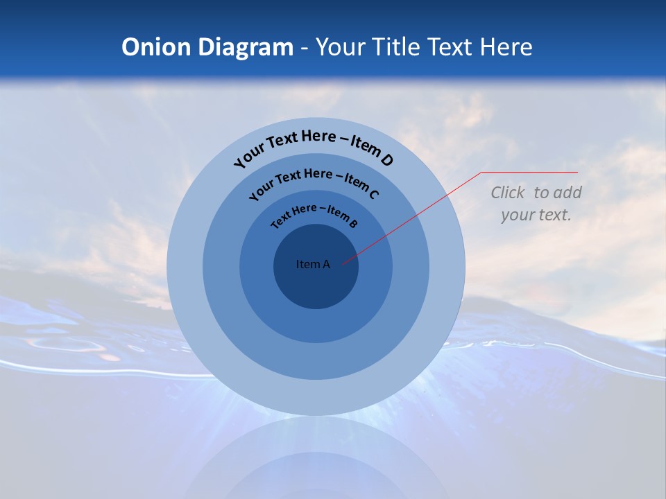 Ocean Surface Underwater PowerPoint Template