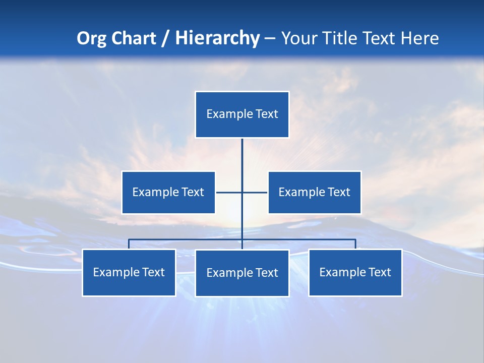 Ocean Surface Underwater PowerPoint Template