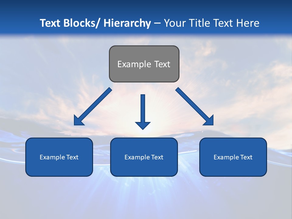 Ocean Surface Underwater PowerPoint Template