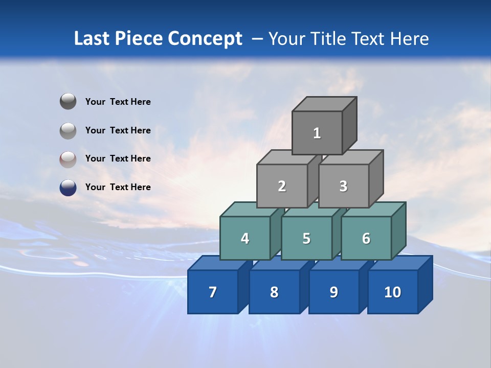 Ocean Surface Underwater PowerPoint Template