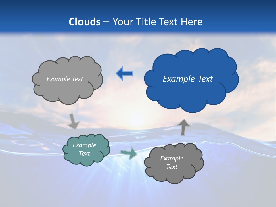 Ocean Surface Underwater PowerPoint Template