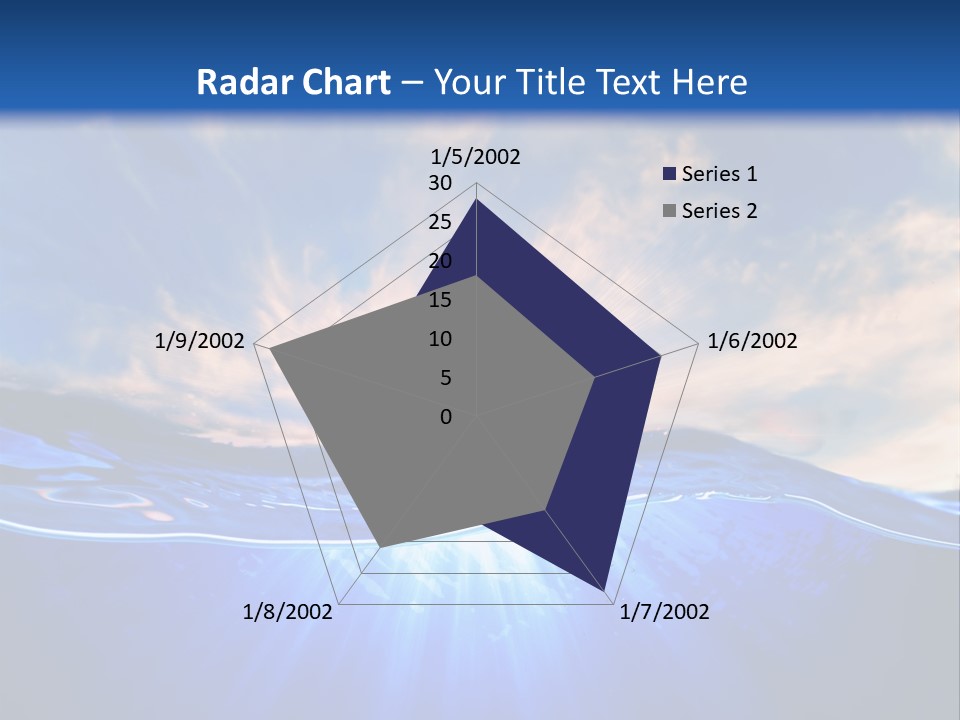 Ocean Surface Underwater PowerPoint Template