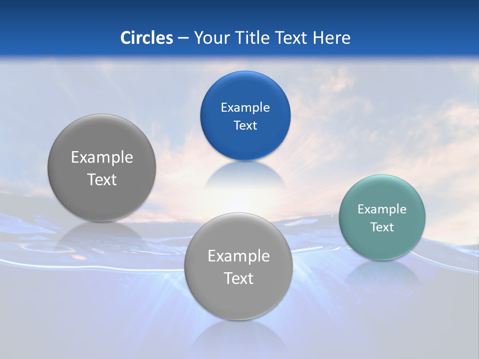 Ocean Surface Underwater PowerPoint Template
