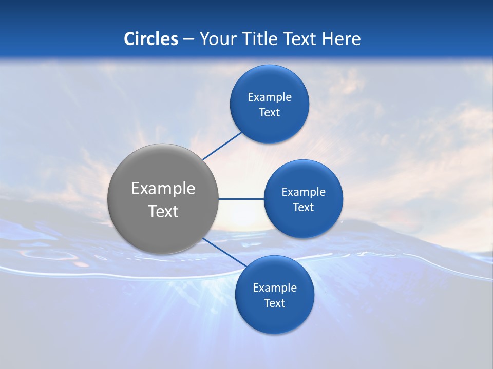 Ocean Surface Underwater PowerPoint Template