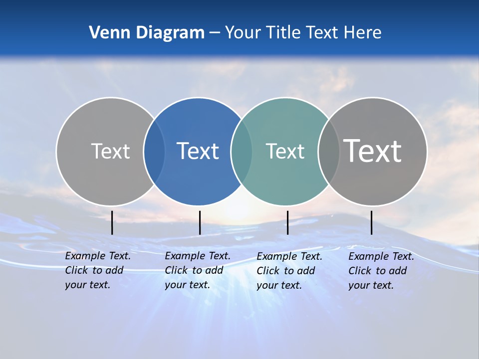 Ocean Surface Underwater PowerPoint Template