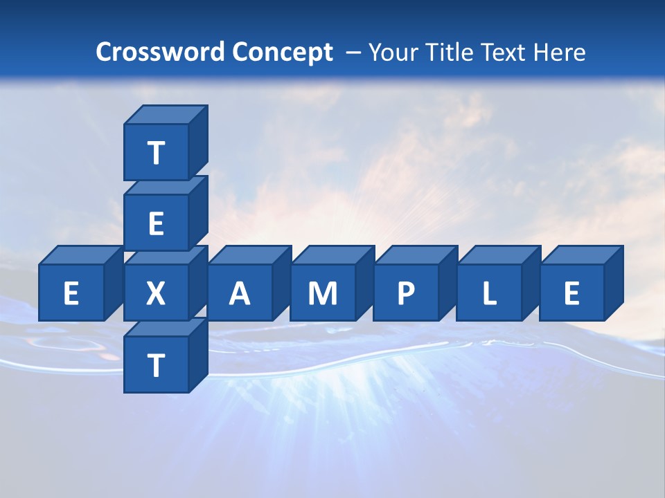 Ocean Surface Underwater PowerPoint Template