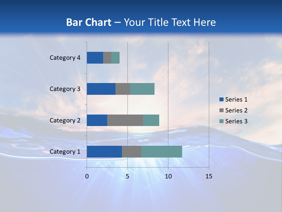 Ocean Surface Underwater PowerPoint Template