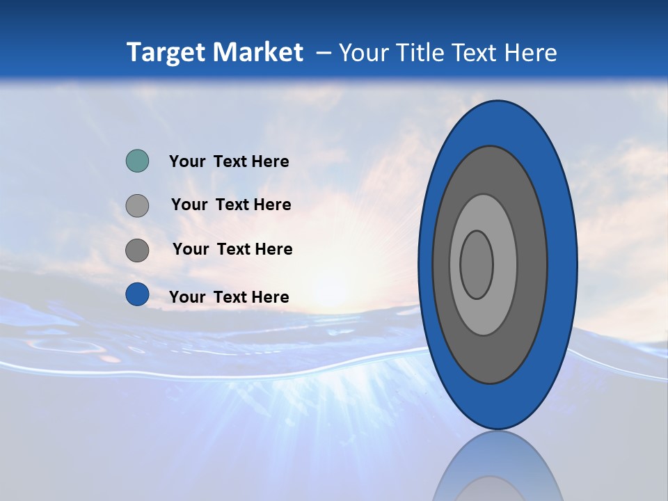Ocean Surface Underwater PowerPoint Template