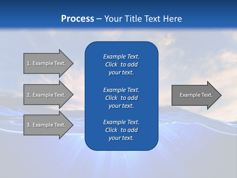 Ocean Surface Underwater PowerPoint Template