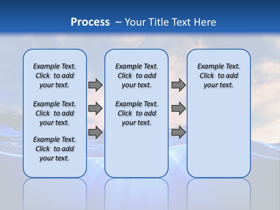 Ocean Surface Underwater PowerPoint Template