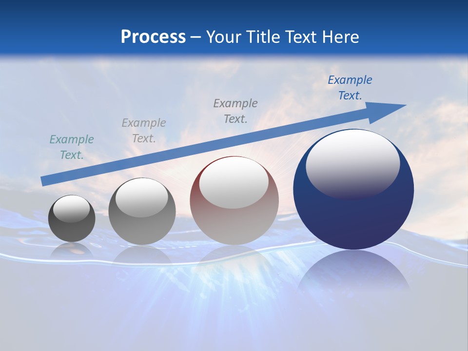 Ocean Surface Underwater PowerPoint Template