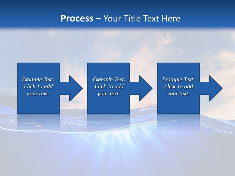 Ocean Surface Underwater PowerPoint Template