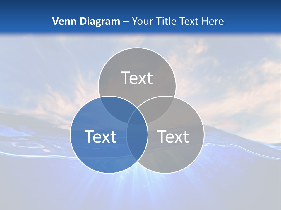 Ocean Surface Underwater PowerPoint Template