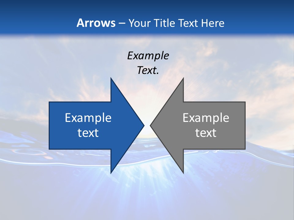 Ocean Surface Underwater PowerPoint Template