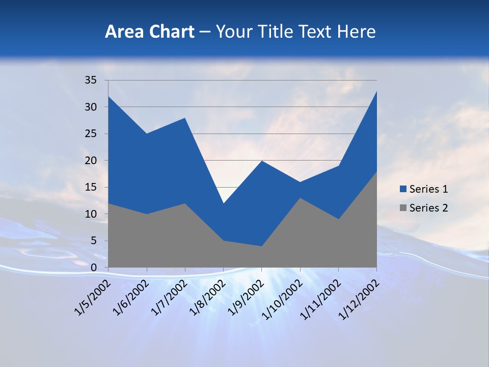 Ocean Surface Underwater PowerPoint Template