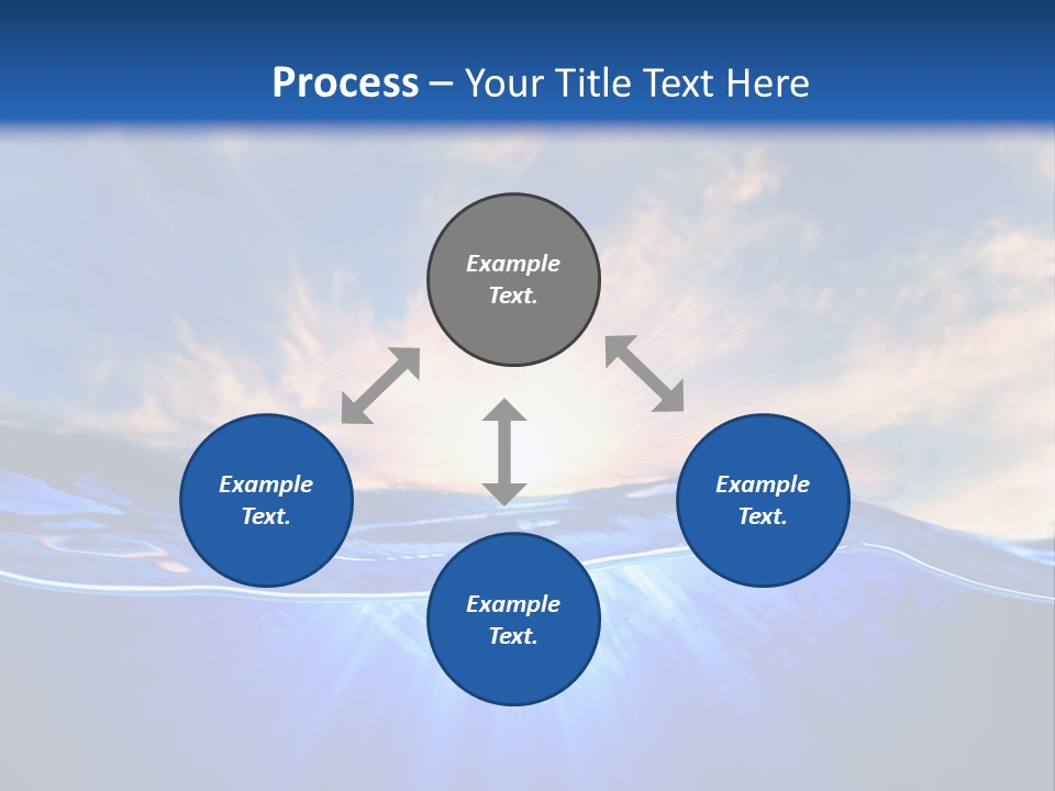 Ocean Surface Underwater PowerPoint Template