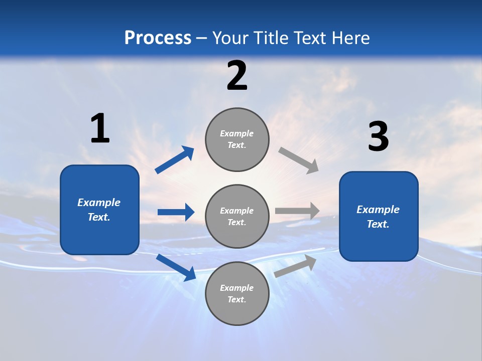 Ocean Surface Underwater PowerPoint Template