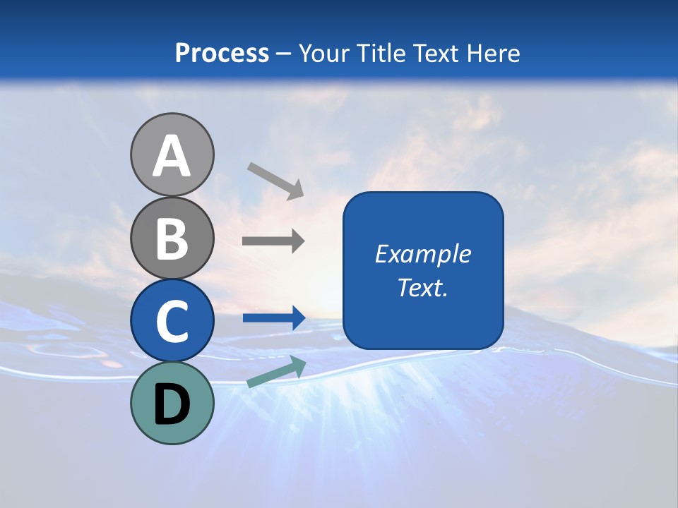 Ocean Surface Underwater PowerPoint Template