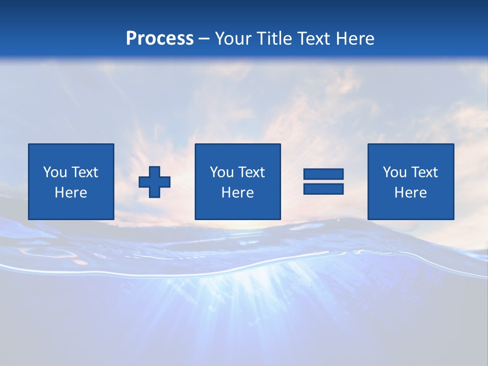 Ocean Surface Underwater PowerPoint Template