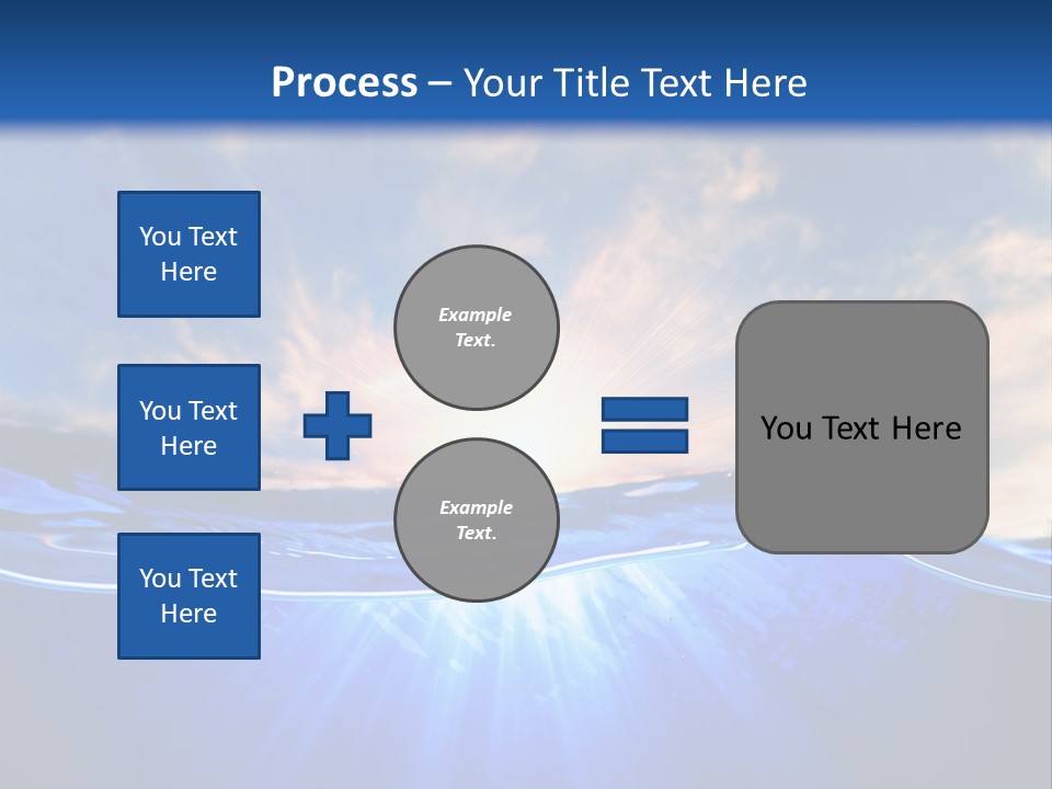 Ocean Surface Underwater PowerPoint Template