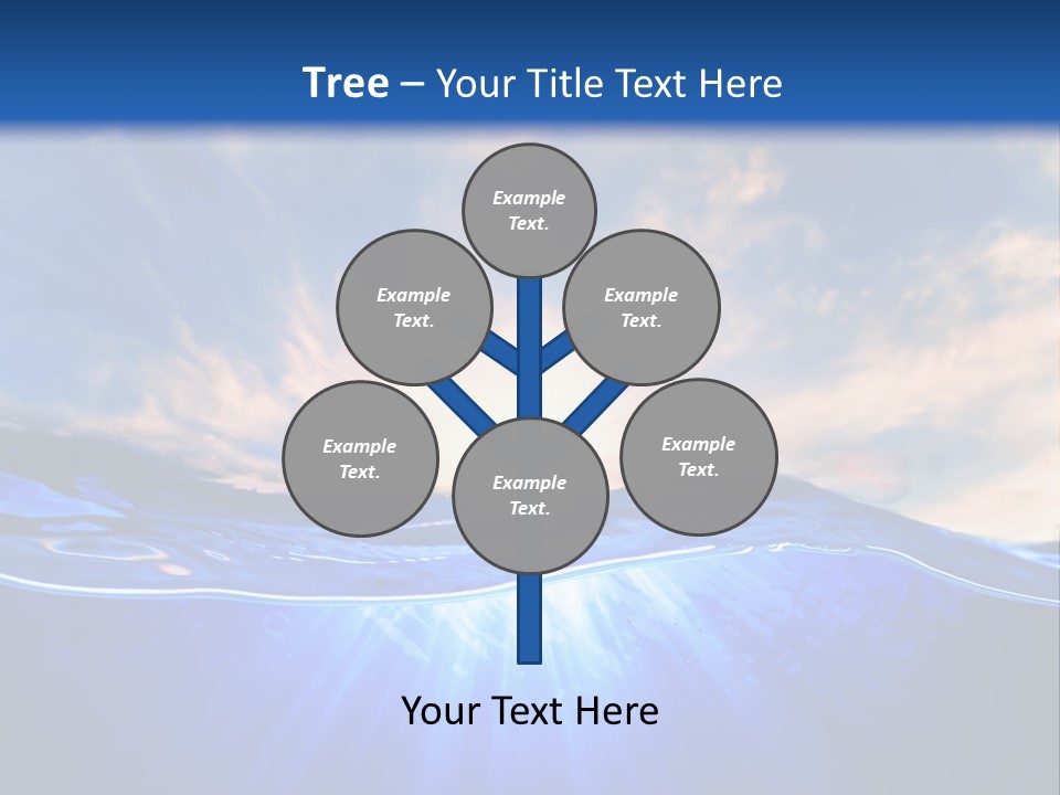 Ocean Surface Underwater PowerPoint Template