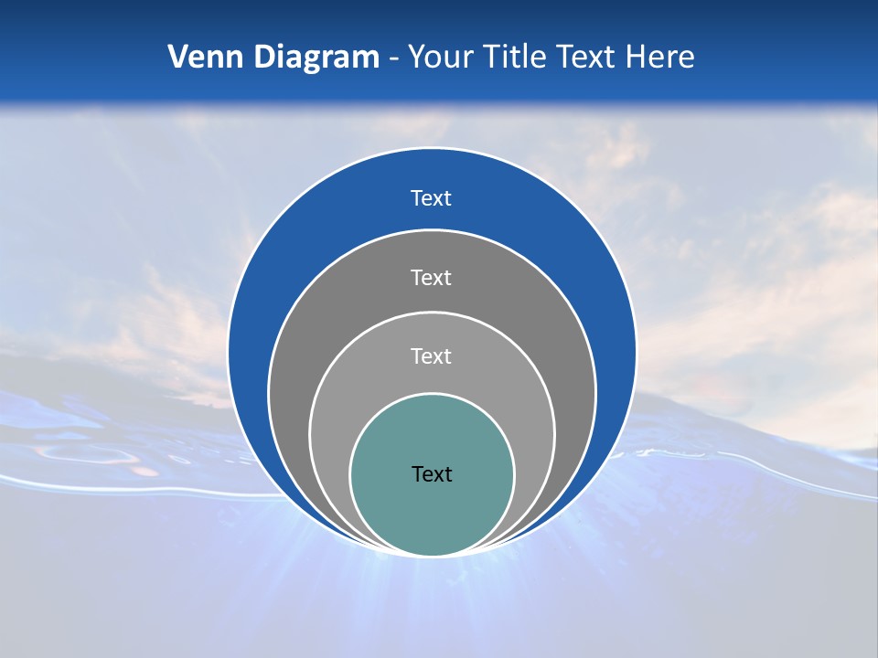 Ocean Surface Underwater PowerPoint Template